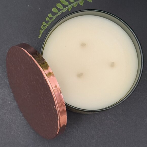 BBW Greenhouse Fern Bath & Body Works 3 Wick Candle - Picture 6 of 10